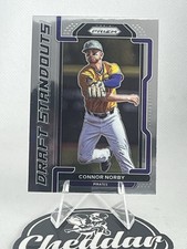 2021 Panini Prizm Draft Picks Draft Standouts Connor Norby #DS-CN Miami Marlins