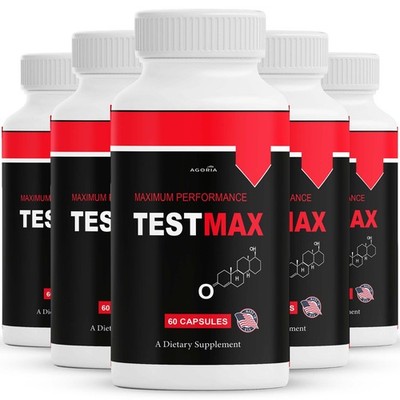 TestMax Advanced Pills, Test Max Performance Supplement ( 5 Pack )