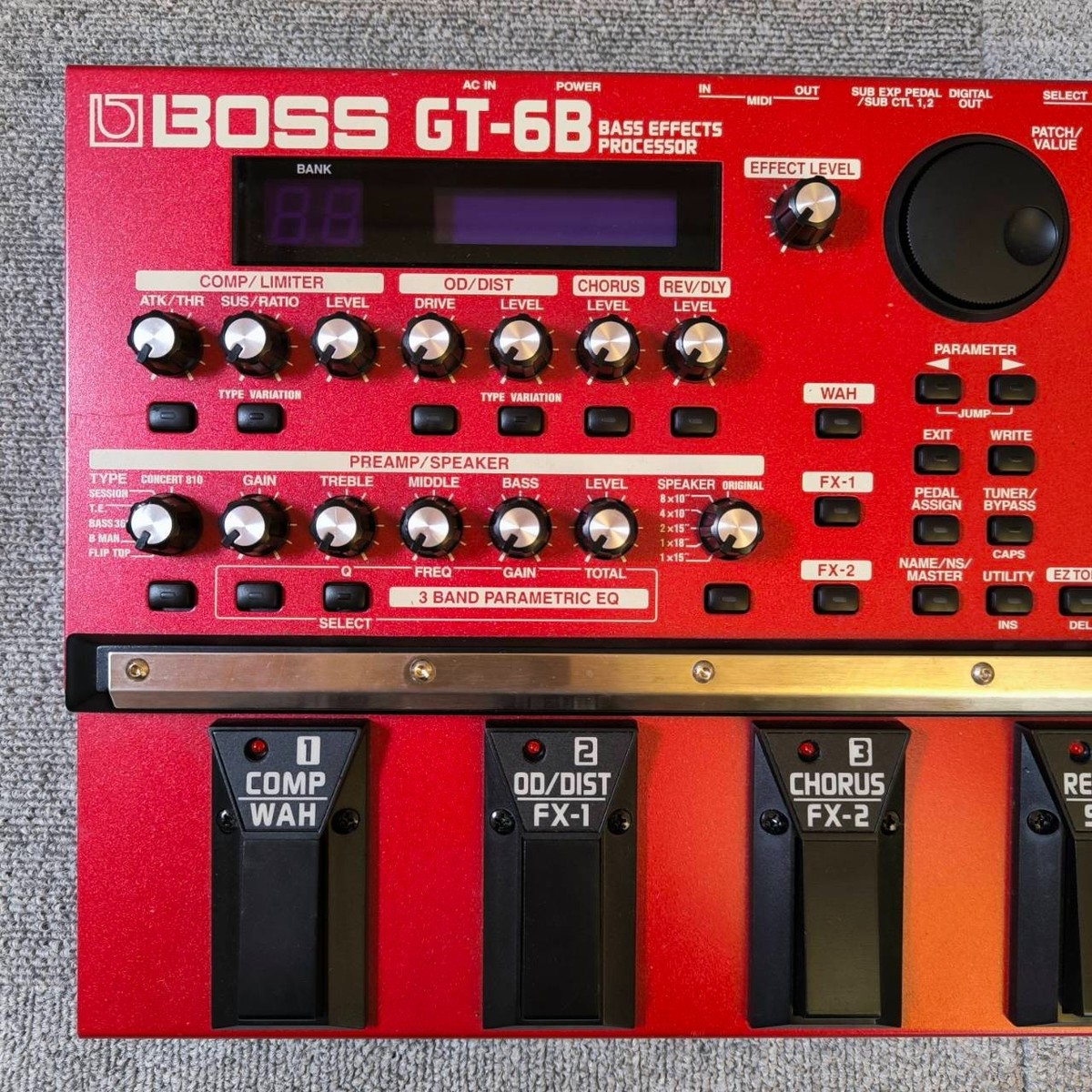 Boss GT-6B Multi-Effects Guitar Effect Pedal for sale online | eBay