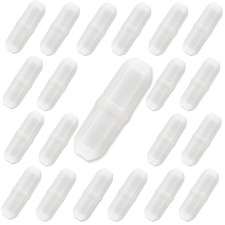 Magnetic Stir Bars 20Pcs PTFE Stirrer Mixer, 20 Mm/ 0.8 Inch White Stir Bar