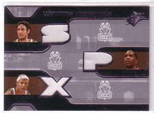 2007-08 SPx Winning Materials Triples #RBV Andrew Bogut/Michael Redd/Villanueva