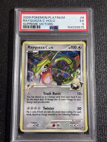 Rayquaza C graded PSA 5 for sale on eBay