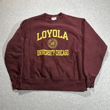 Champion Reverse Weave Loyola University Chicago Sweatshirt - Mens Medium