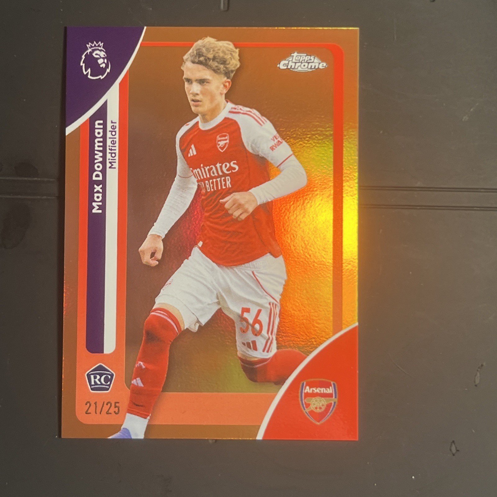 Max Dowman 2026 Topps Chrome Premier League #201 Refractor Price 