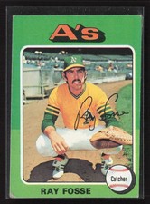 Ray Fosse A's 1975 Topps #486 Baseball Card Catcher