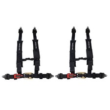 Offroad Harnesses 2-Pack Black with 2 Nylon Straps  4 Points of Contact - Com