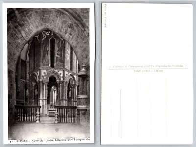 Tomar Convento De Cristo Charola Dos Templarios Postcard