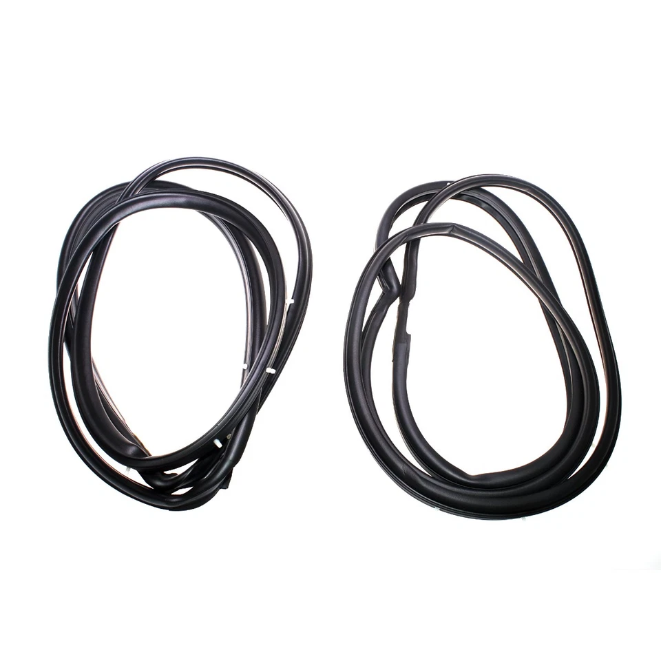 Fit 1991-95 Mitsubishi Mirage Lancer CA3A CB6A CD5A CE9A Rear Doors Weatherstrip - Изображение 2 из 4