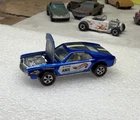 Hot Wheels Redlines *RESTORED* Custom AMX Ed Shaver Spectraflame Blue w/white