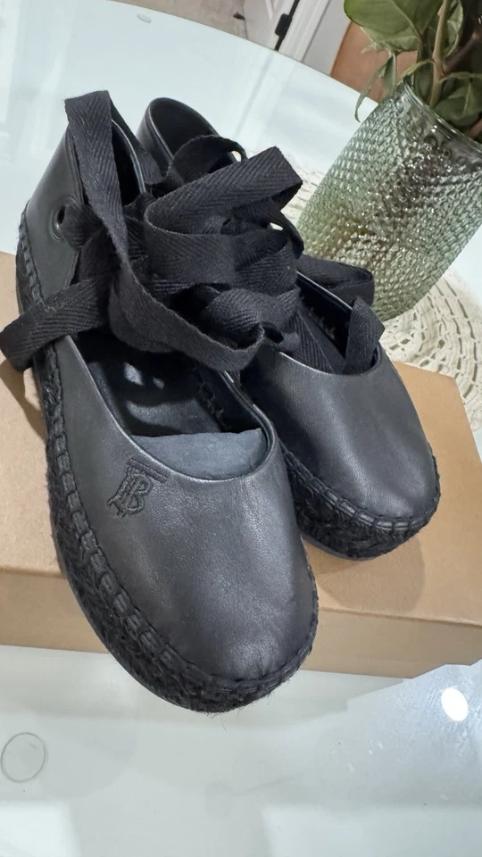 Autêntico Novo em Folha Burberry Espadrile Tamanho 36.5 UE - 6.5 EUA - Imagem 4 de 4