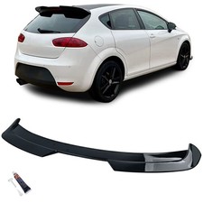 Dachspoiler Heckspoiler Spoiler Schwarz Glanz für Seat Leon 1P Facelift 2009-12