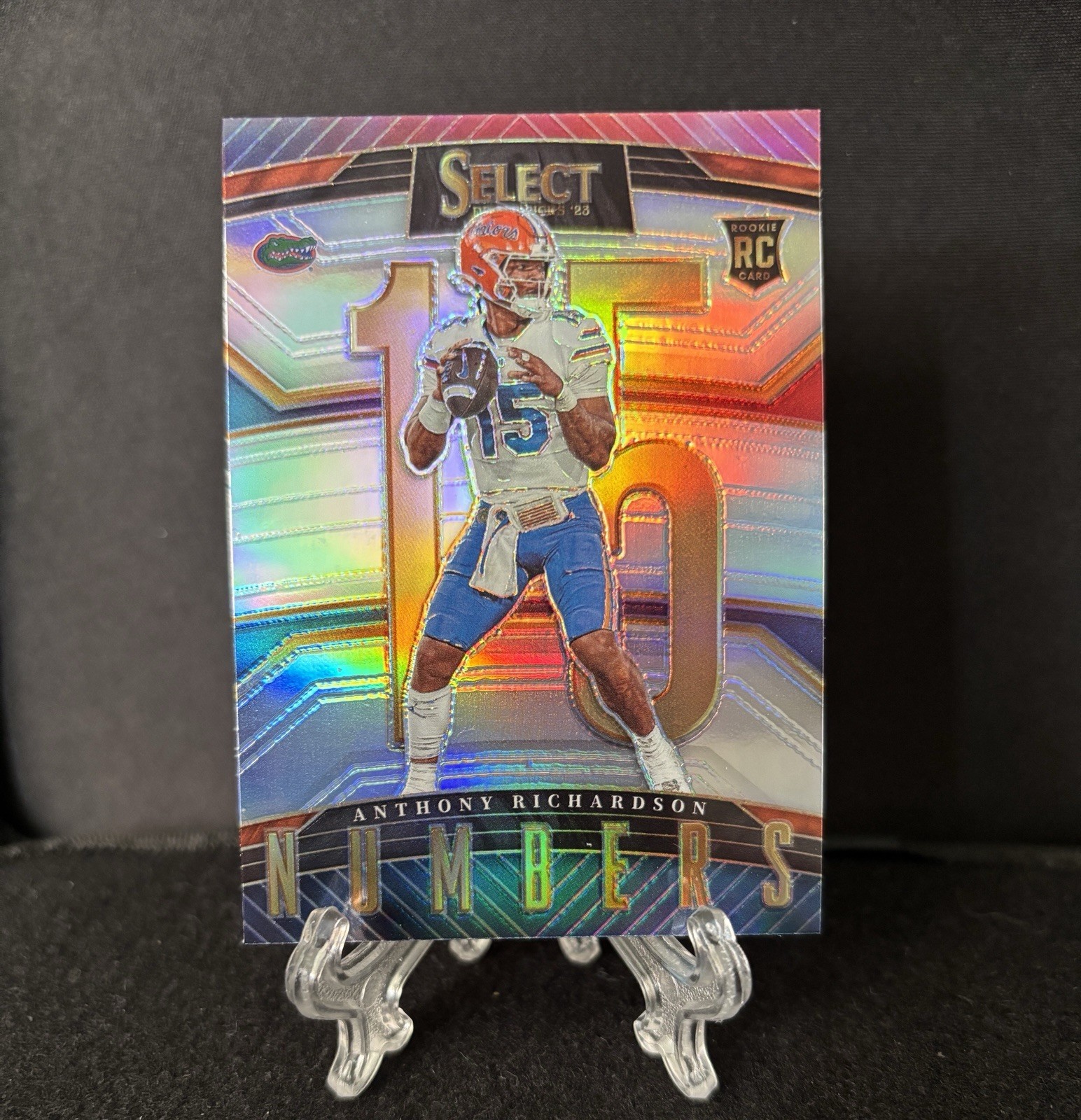 Anthony Richardson 2023 Select Draft Picks Numbers Silver Prizm #SN-AR Colts