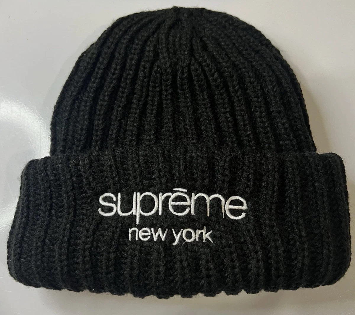 Supreme Ribbed Beanie for sale - eBay