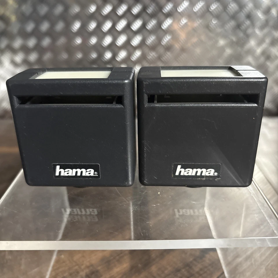 Lote de 2 visores de diapositivas fotográficas Hold To Light Hama Foto+Technic NOS Foto 2 de 4