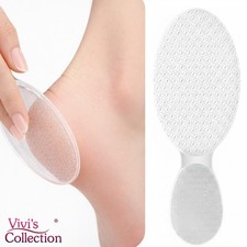 Foot File Nano Glass Hard Dead Skin Remover Scrubber Callus Heel Tool With Case