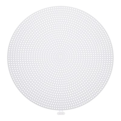15 Stck. 6,9 Zoll Kunststoff Netz Leinwand Blatt 13 Stück Rund Blanko Leinwand Weiß