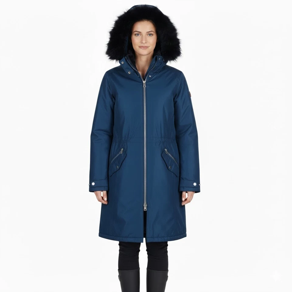 Waterproof Jacket Rain Coat Womens Padded Regatta Hooded Winter Ski Top Lexia — 第 3/4 张图片