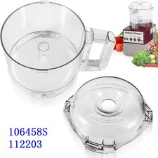 106458S 112203 Clear Cutter Bowl Lid for Robot Coupe R2 Food Processor 3 Quart