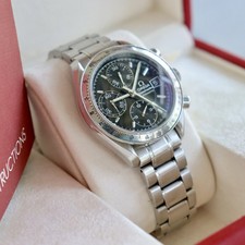Omega Speedmaster Chronograph AUTOMATIC Black Diver 39mm Men’s Watch + BOXES