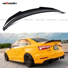 PSM STYLE HIGHKICK CARBON FIBER TRUNK SPOILER FOR 2014-2020 AUDI A3 S3 RS3 SEDAN