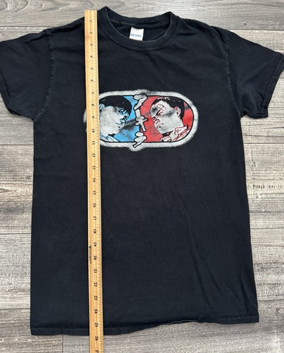 AKIRA Anime Shirt Adult Size Small Kaneda Vs Tet Suo Black Short Sleeve Tee Y2K - Picture 4 of 6
