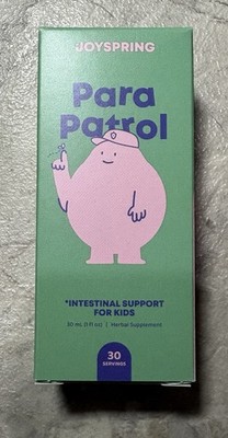 JOYSPRING Para Patrol Intestinal Support Kids 30 mL Drops Herbal New Sealed