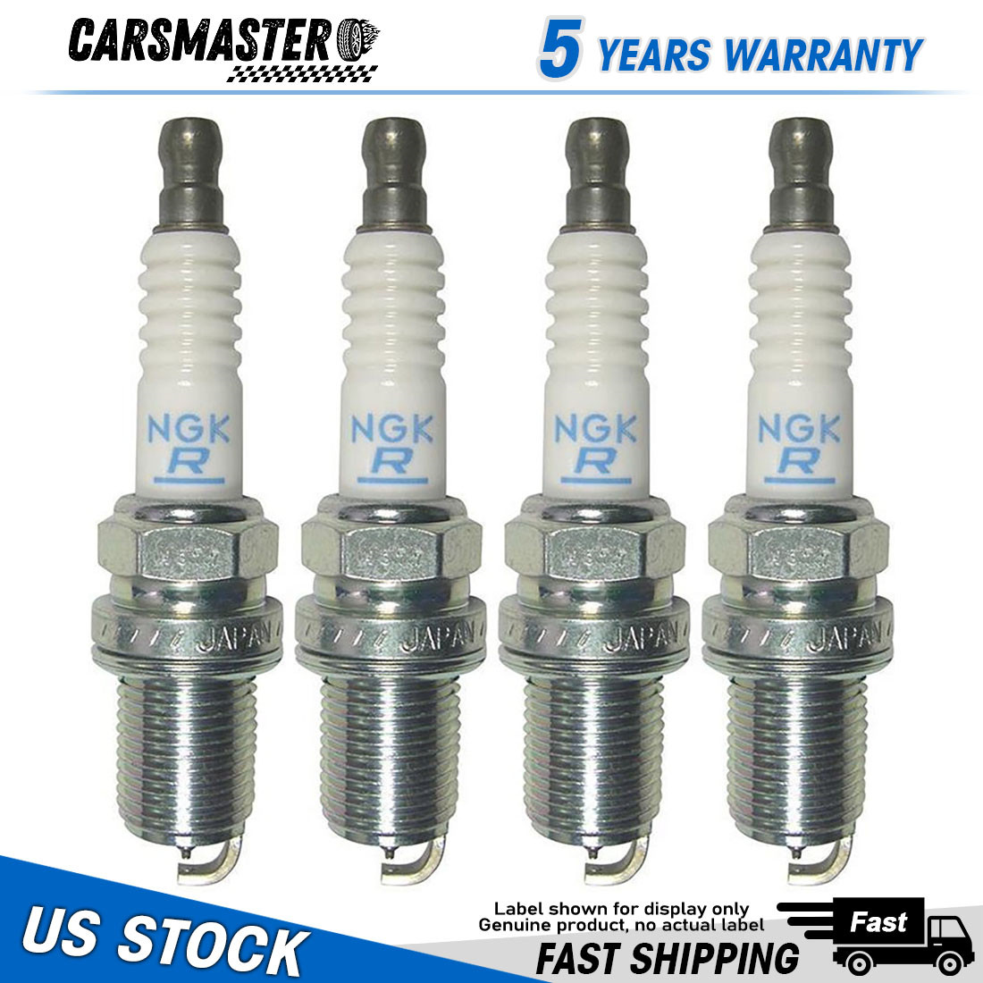 For Dodge Dakota Saab 9-3 Mercedes W203 C32 CLK55 AMG Set 4 Spark Plugs NGK 5542