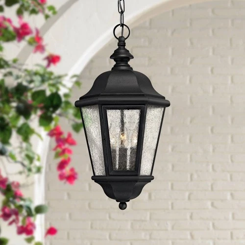 Hinkley Edgewater Black 18 1/2" High Hanging Light - Picture 1 of 3