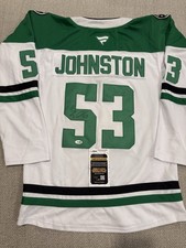 JSA COA WYATT JOHNSTON Signed Autographed Dallas Stars Hockey Jersey