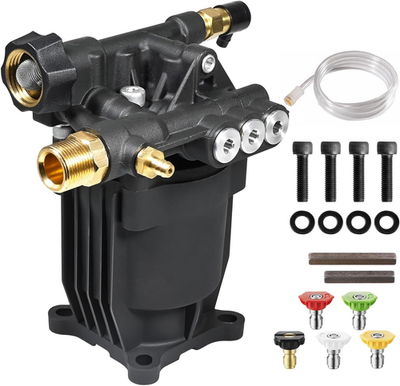 #ad Pressure Washer Pump 3 4quot; Shaft Horizontal Power Washer Pump Max 3200 PSI 2.5 GP $96.36