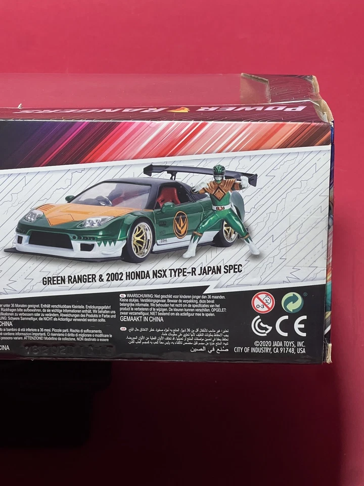 Green Power Rangers 2002 Honda NSX Type-R Japón coche diecast figura 1:24 - NUEVO Foto 3 de 4
