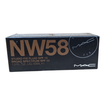 MAC Studio Fix Fluid Broad Spectrum SPF 15 Matte - NW58 - 1 FL Oz / 30ML