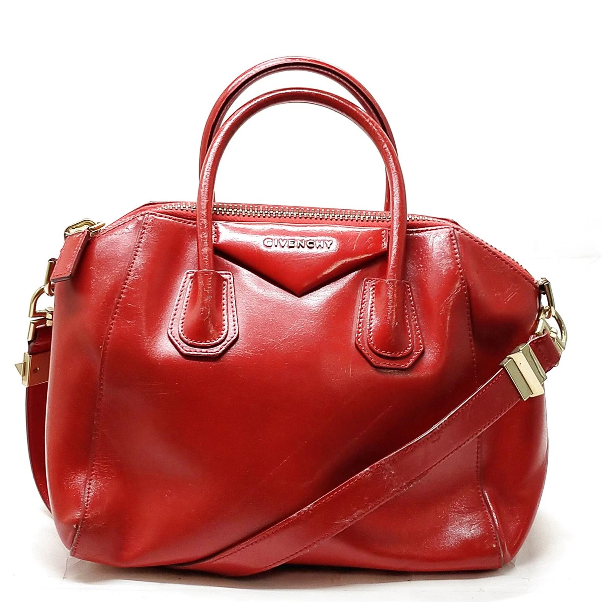 Givenchy Leather Exterior Red Bags & Handbags for Women for sale