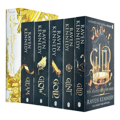 The Plated Prisoner Series 6 Books Collection Set by Raven Kennedy(Gild, Glint, 