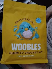 NEW The Woobles - Pierre the Penguin Crochet Kit  Hook For Beginners Yarn Craft
