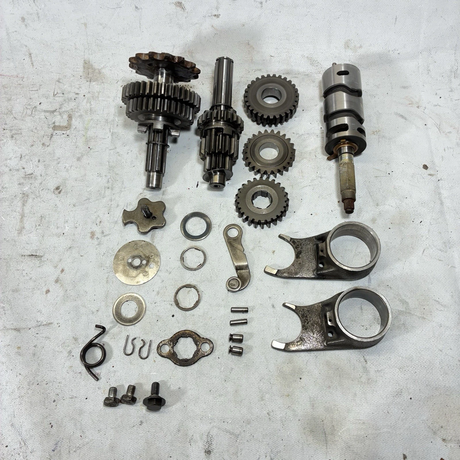 1984 Honda ATC70 ATC 70 Transmission Gear Shift Drum Shaft 4 Speed OEM 1978-1985