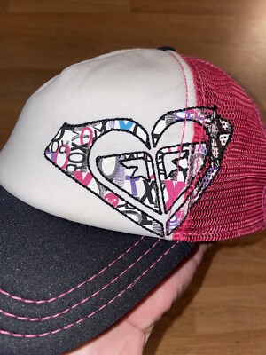 New Girls Pink Roxy Snapback Hat
