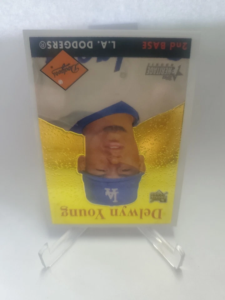 Drlwyn Young Dodgers 2007 Topps Heritage RC #17 /1958 - Image 2 of 3