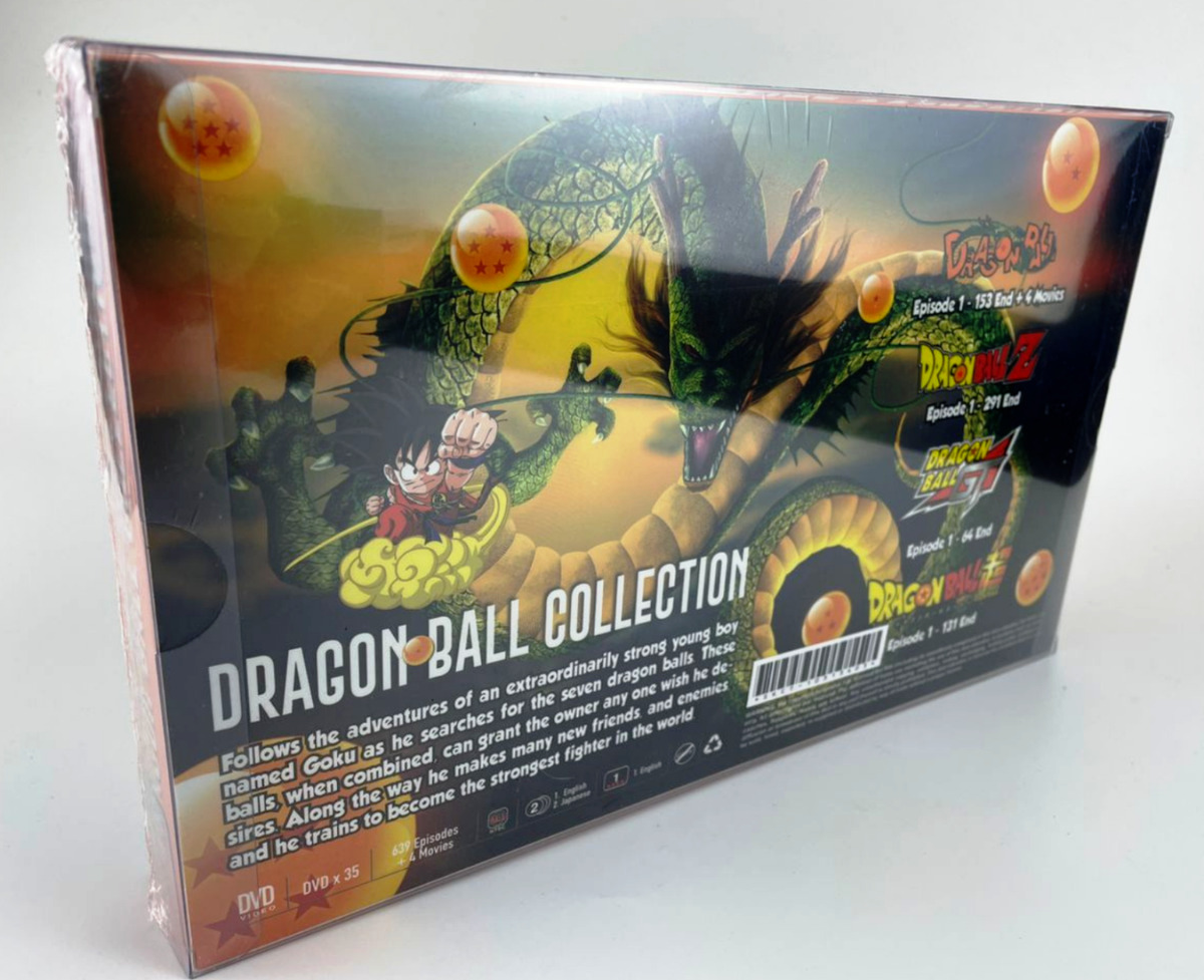 Dragon Ball,Ball Z,Ball GT,Ball Super Collection Complete Tv Series-639  episodes