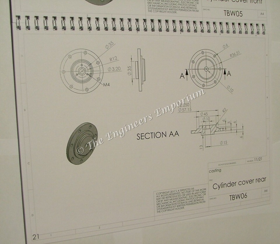 Taylor Brickworks model steam Engine Castings engineer stationary lathe