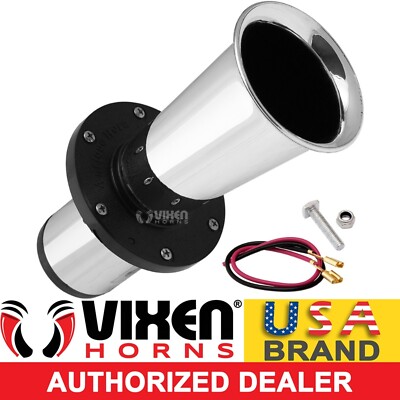 LOUD AHOOGA/OOGA ANTIQUE CLASSIC OLD CAR AIR HORN 12V CHROME COLOR VXH1002C