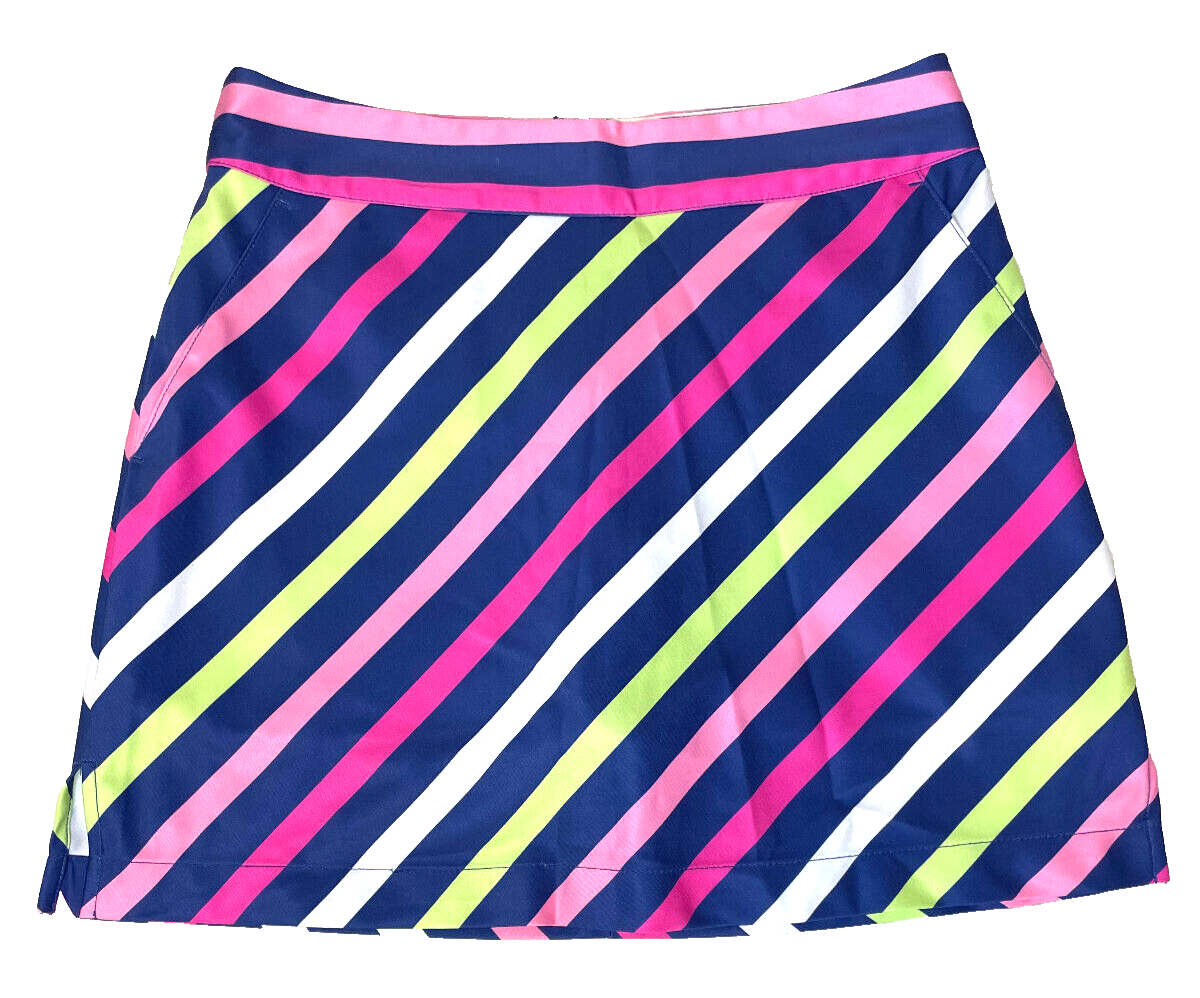 Vineyard Vines Striped Multi Colored Size Tennis Golf Skort