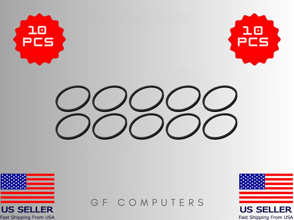 10 Pack Xbox 360 DVD Drive Replacement Belt for Tray Repair
