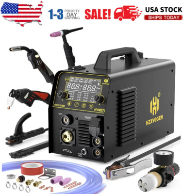 250A HF TIG/CUT/MIG/MMA/SPOT/ All in One Plasma Cutter, 6in1 Alu Welding Machine