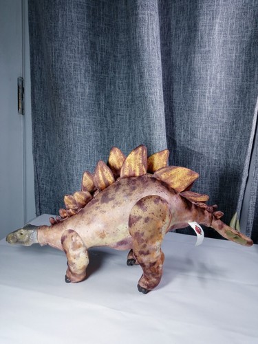 Vintage Jurassic Park 1997 Stegosaurus Dinosaur 17 Plush Hard Head And Tail Ebay