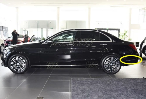 REAR BUMPER CHROME TRIM For MERCEDES C CLASS W205 C180 C200 C300 C350 2015-2018。 - Picture 3 of 3