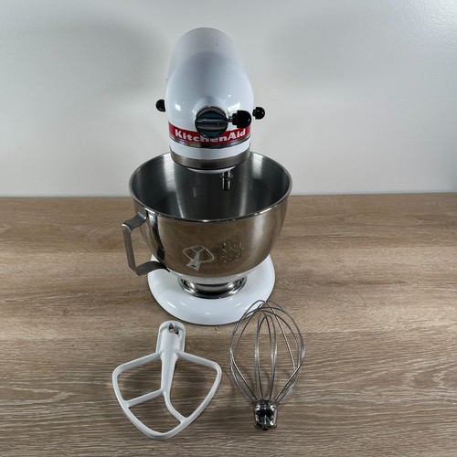 KitchenAid KSM90 300W Ultra Power Stand Mixer White w/ Attachments