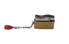 Accendino Sarome Baby Gas in Acciaio Smaltato Anni 60 Funzionante 