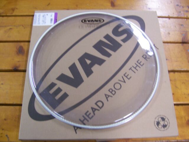 20" Evans EQ1 Clear Batter Bass Drum Head NIB FREE SHIPPING BD20GB1