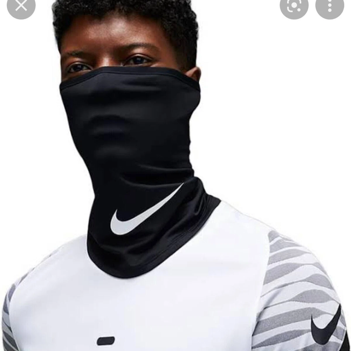 Nike Neck Warmer Winter Warrior Snood Black Face Football Soccer DC9161-011  OSFM